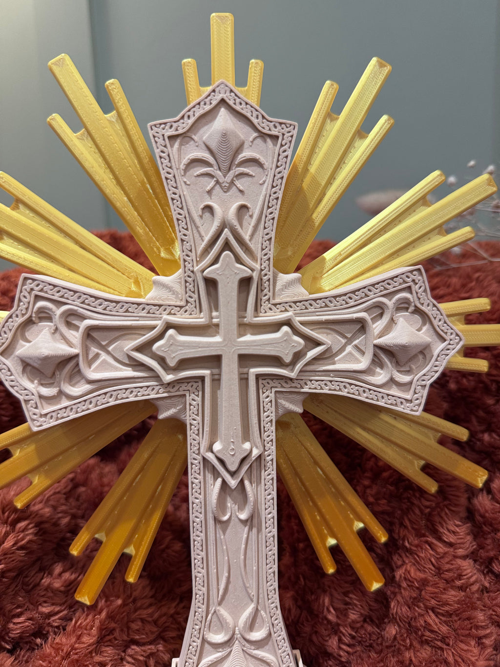 Baroque Cross 3D Sacred Art