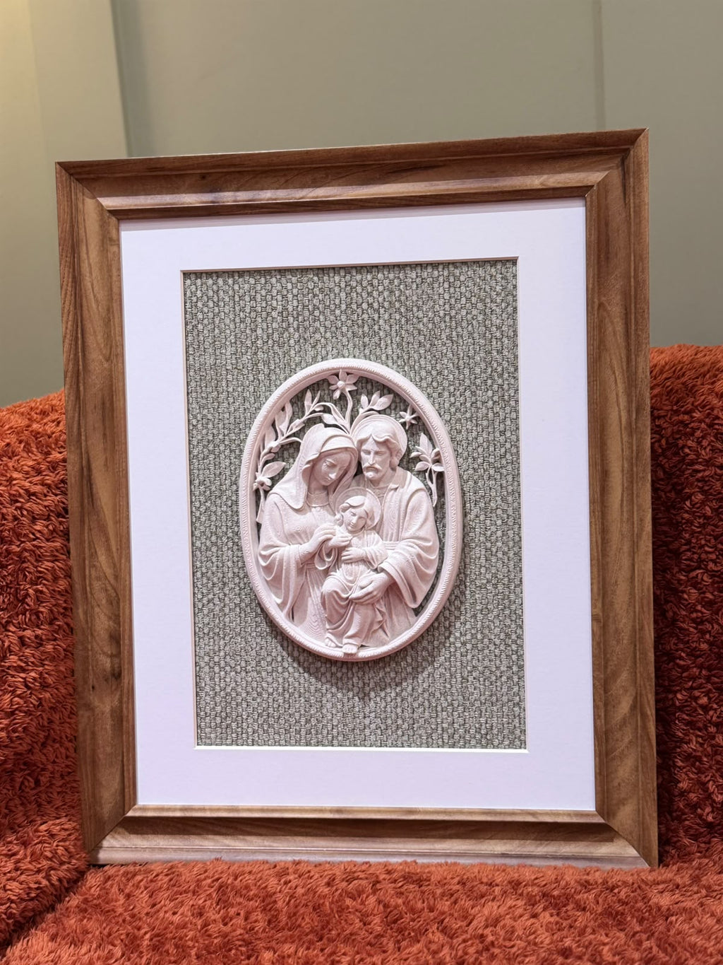Holy Family Framed 3D Sacred Art