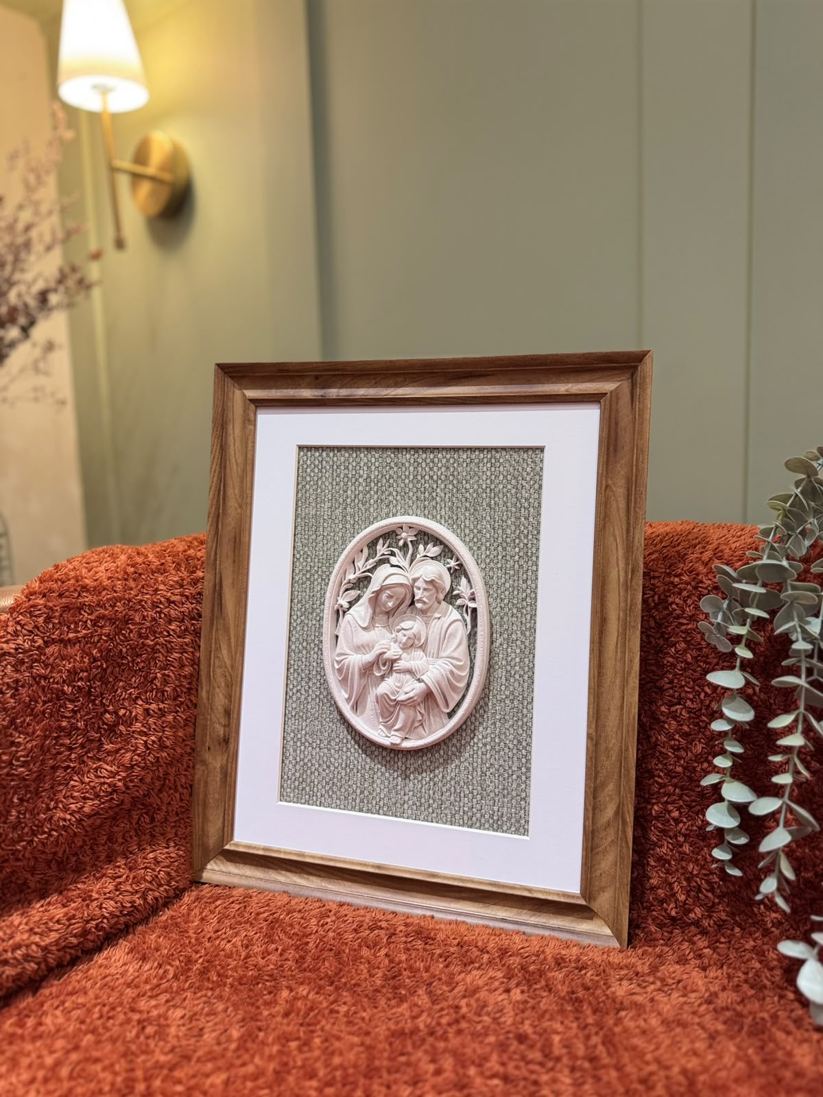 Holy Family Framed 3D Sacred Art