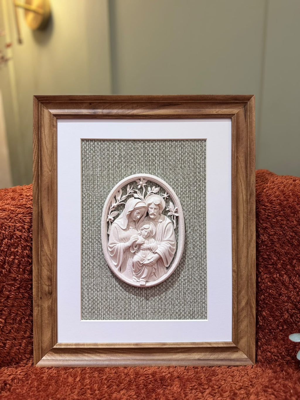 Holy Family Framed 3D Sacred Art