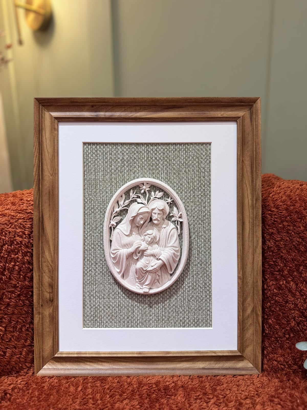 Holy Family Framed 3D Sacred Art