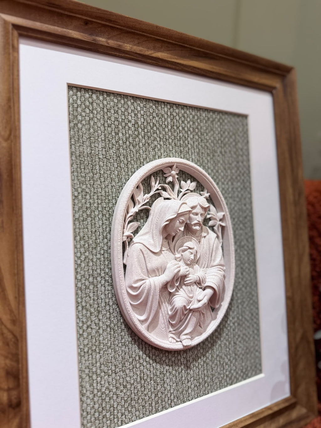 Holy Family Framed 3D Sacred Art