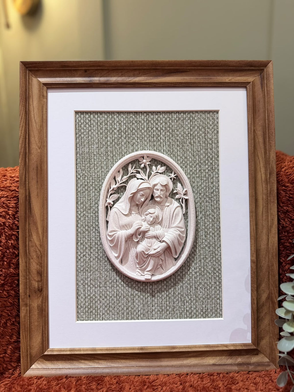 Holy Family Framed 3D Sacred Art