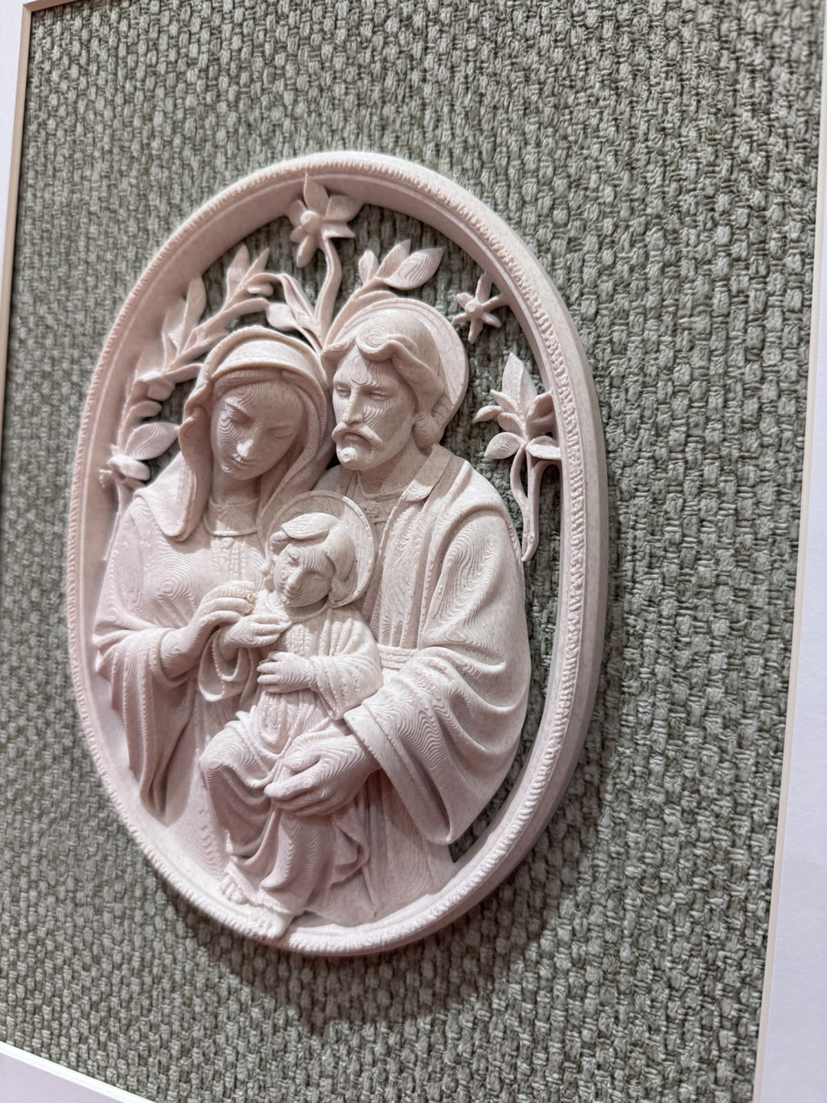 Holy Family Framed 3D Sacred Art