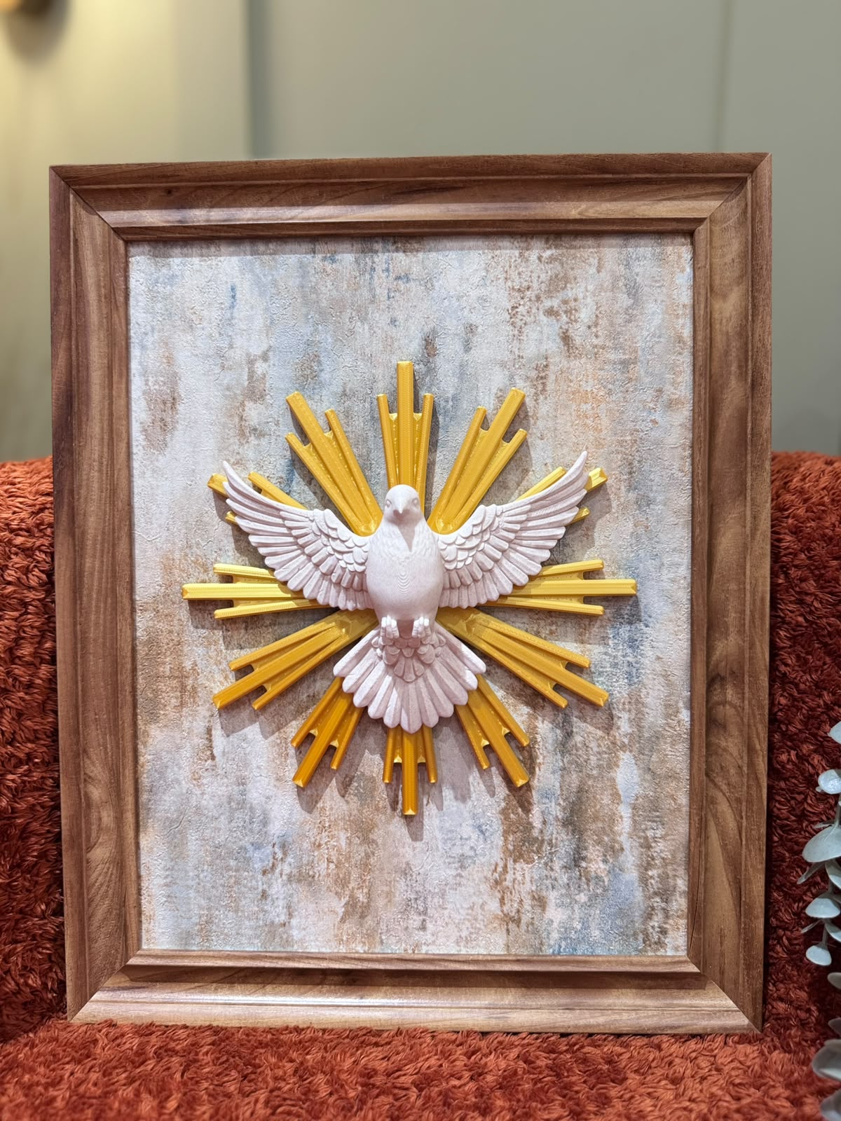 The Holy Spirit Framed 3D Sacred Art