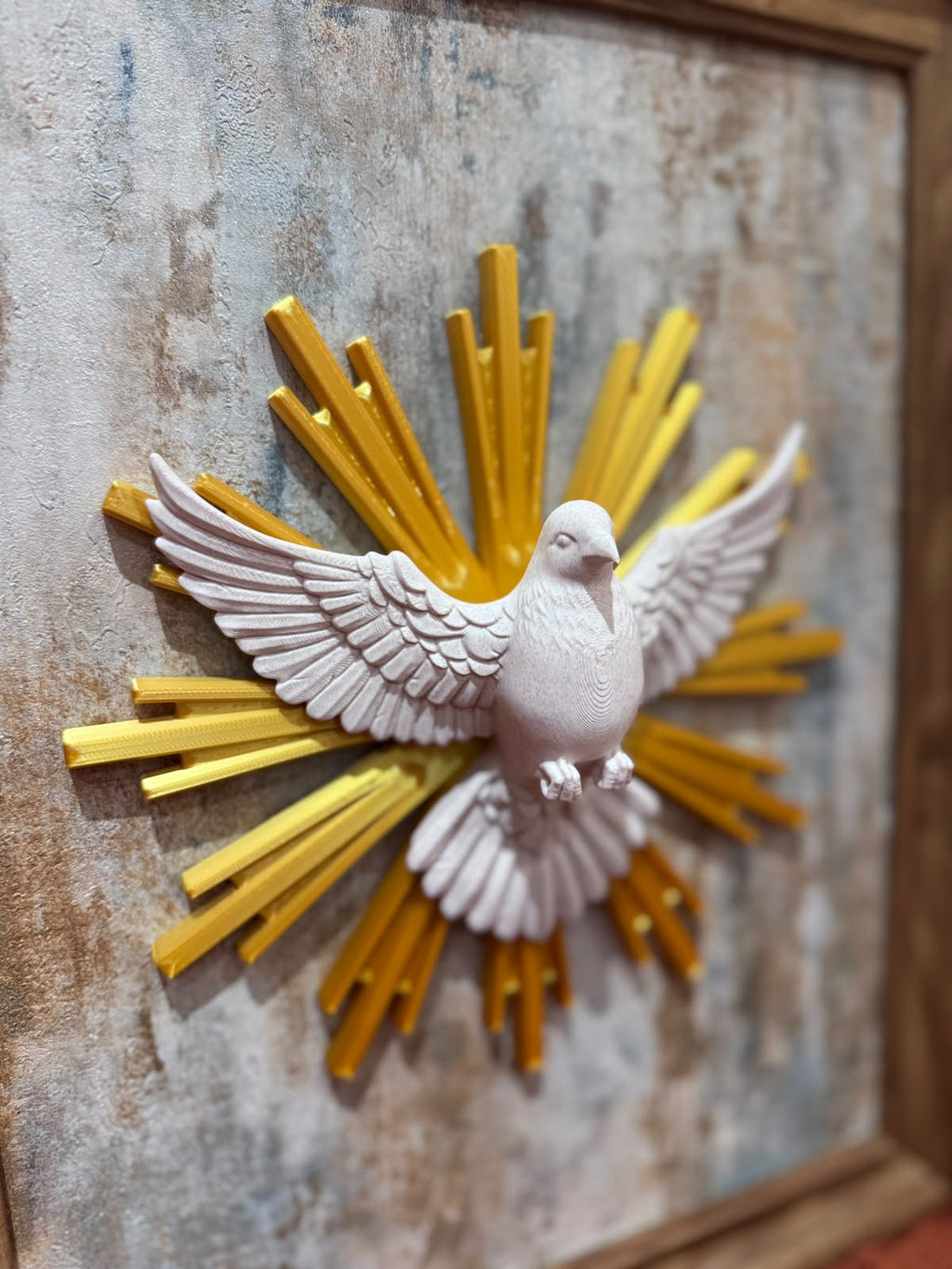 The Holy Spirit Framed 3D Sacred Art