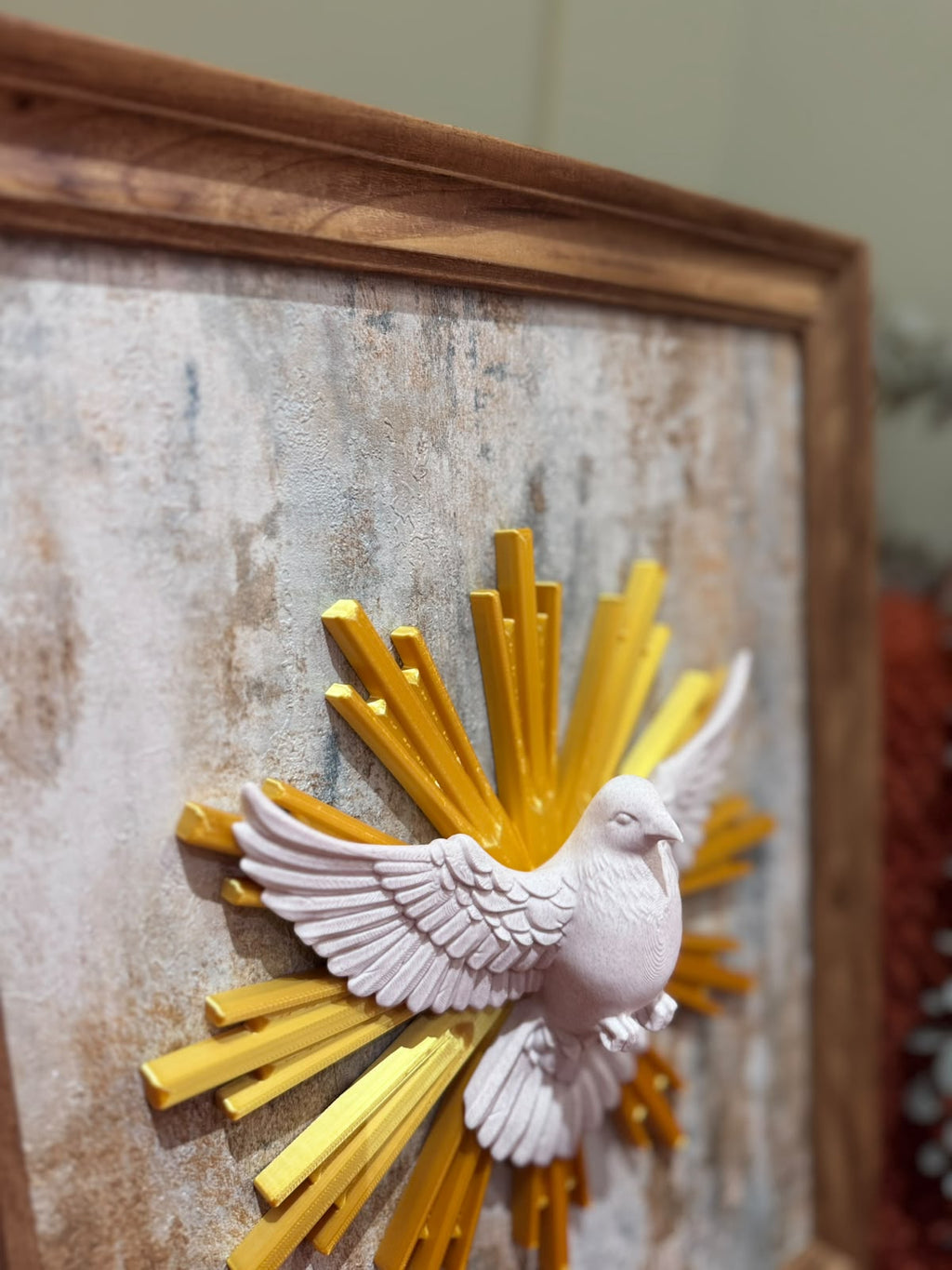 The Holy Spirit Framed 3D Sacred Art