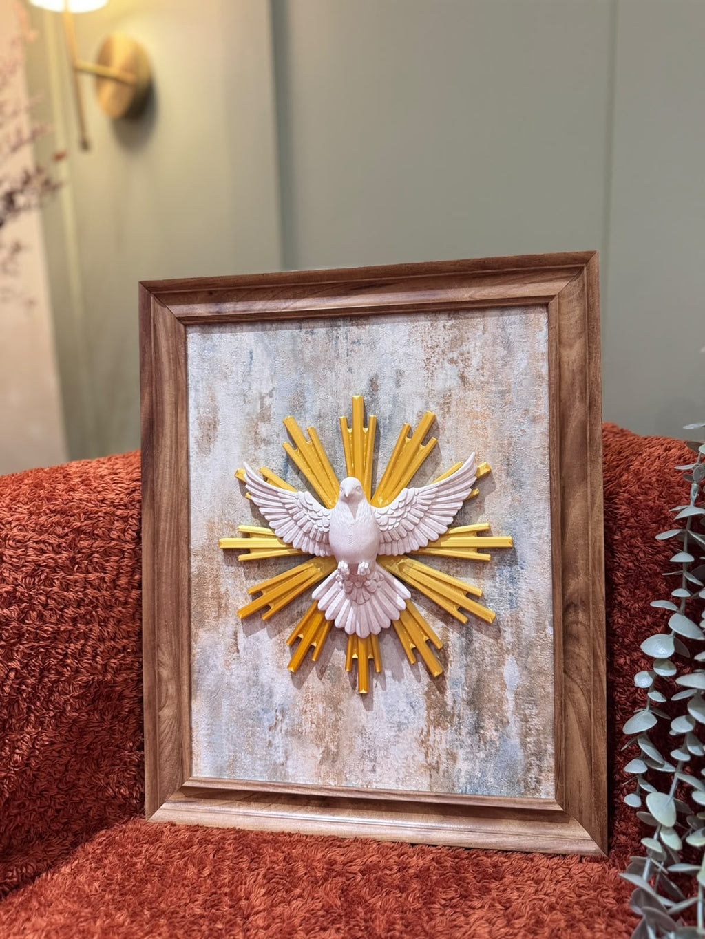 The Holy Spirit Framed 3D Sacred Art