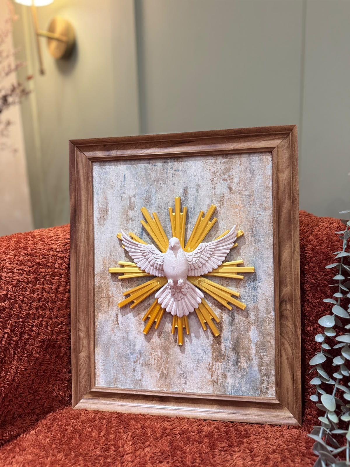The Holy Spirit Framed 3D Sacred Art