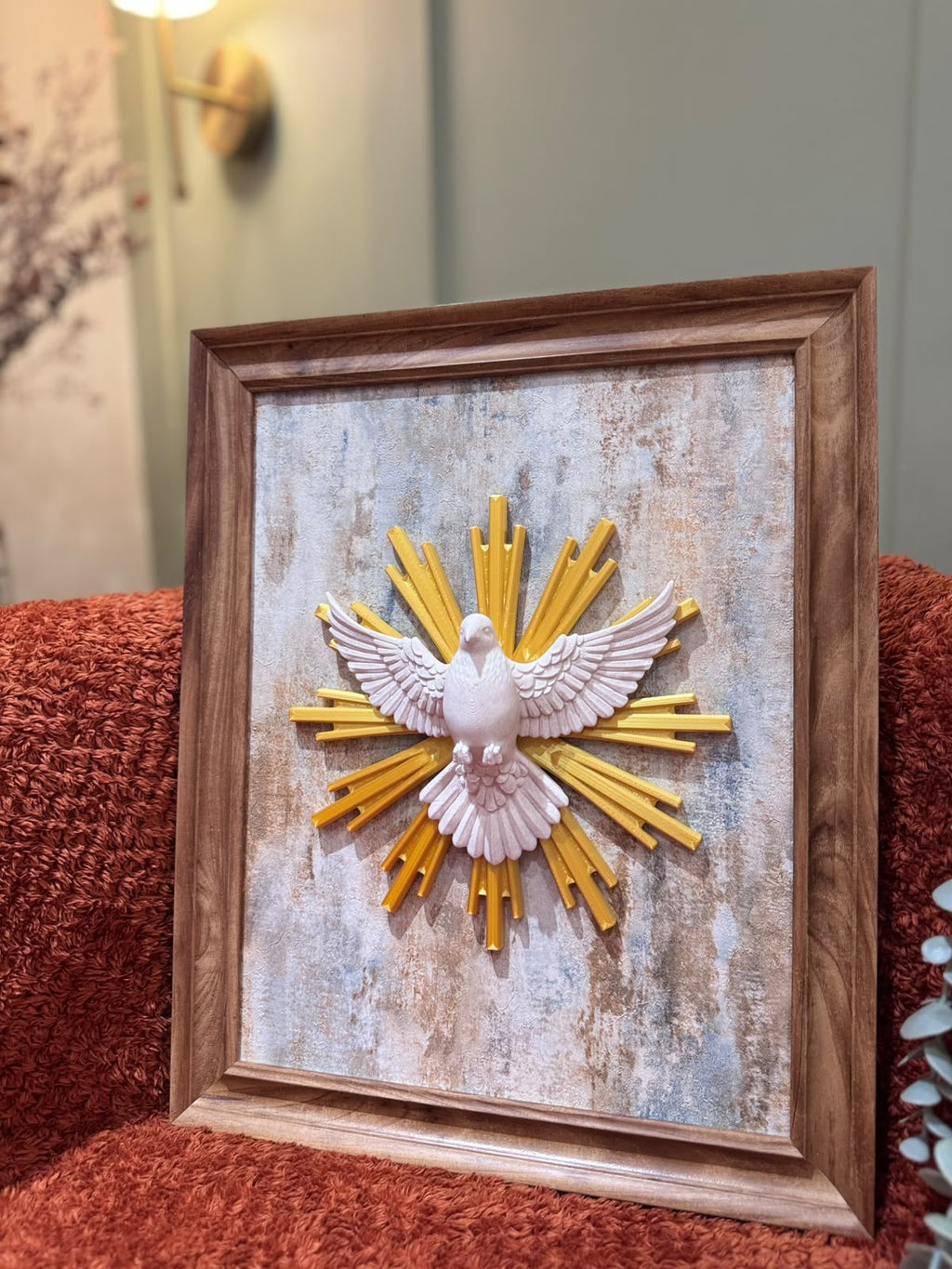 The Holy Spirit Framed 3D Sacred Art