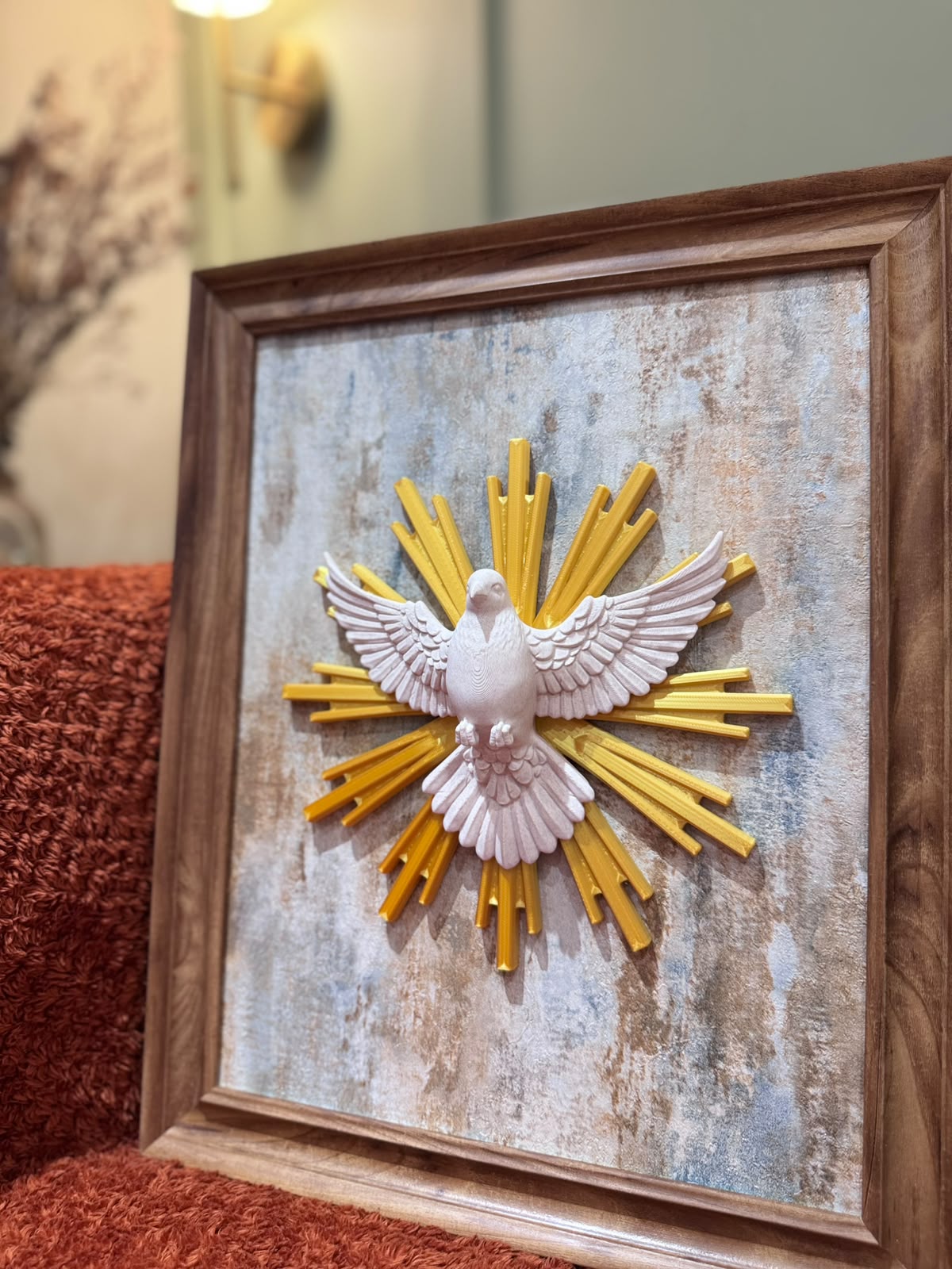 The Holy Spirit Framed 3D Sacred Art
