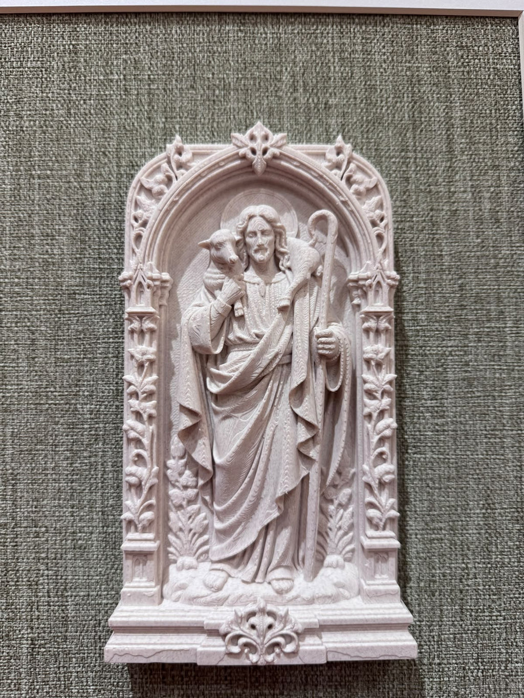 Christ the Good Shepherd Framed 3D Sacred Art