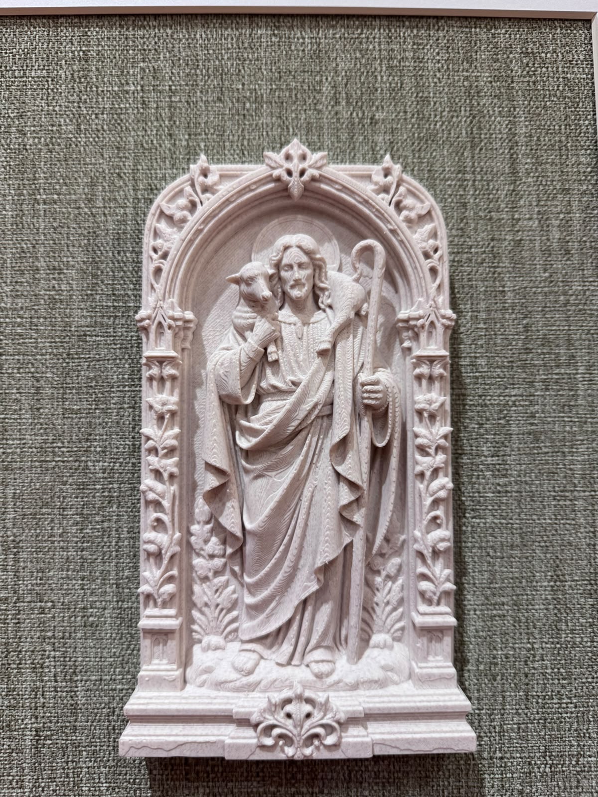 Christ the Good Shepherd Framed 3D Sacred Art