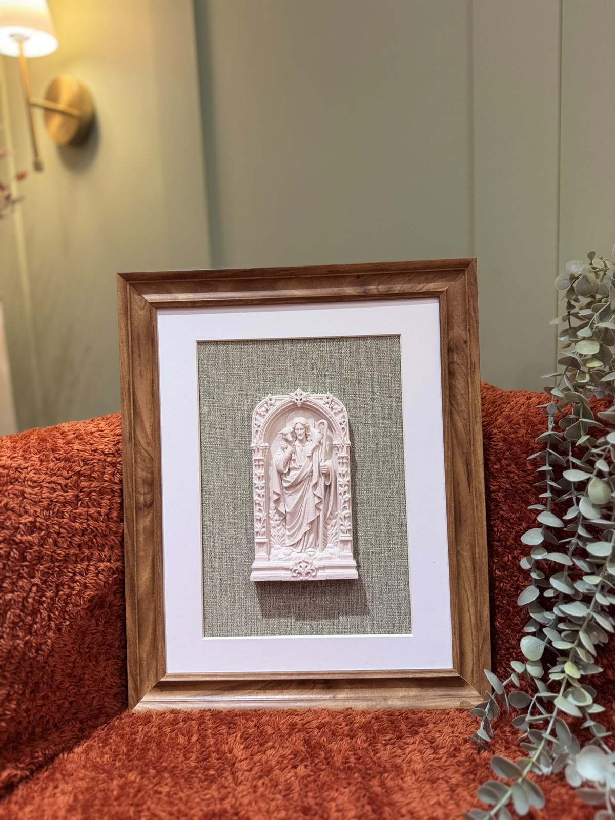 Christ the Good Shepherd Framed 3D Sacred Art
