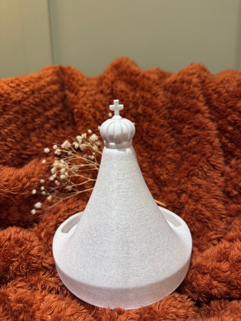 Our Lady Rosary Holder 3D Sacred Art